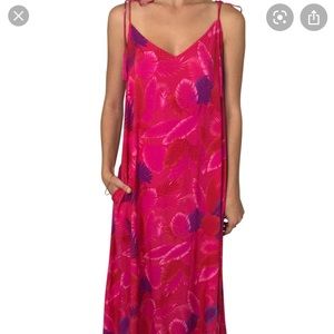 Acacia Psychadelic Leaf Pipa Dress